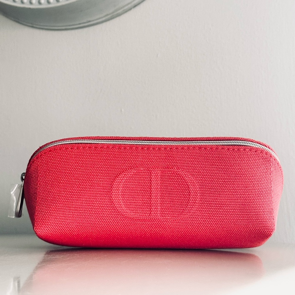Authentic DIOR, Red Trousse Pouch, 2004, New Condition